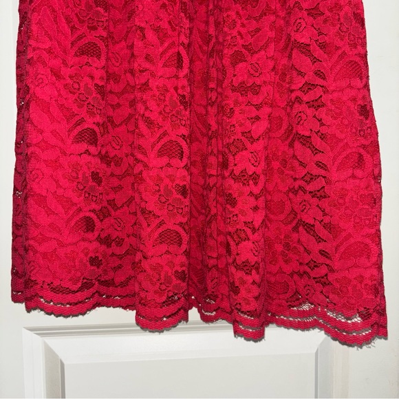 Hollister Red Lace Sleeveless Dress Woman’s Size M - Picture 15 of 15